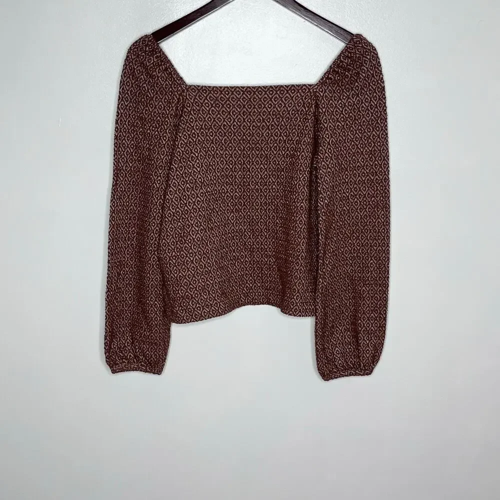 Madewell jacquard puff